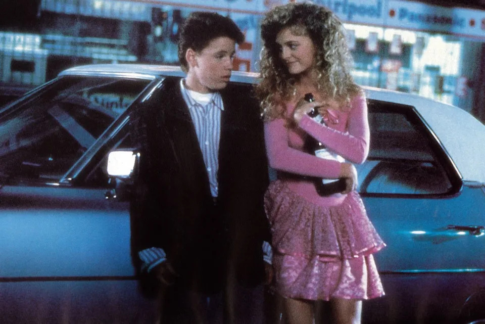 Corey Haim and Heather Graham in 'License to Drive'Credit: Everett