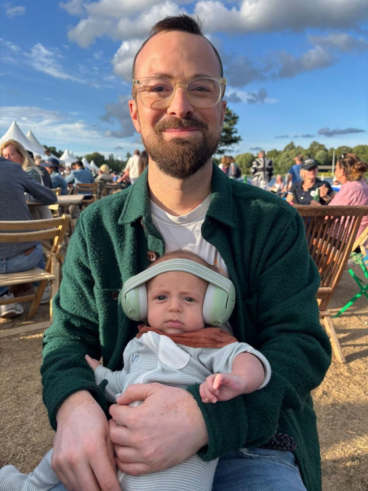 David Ross, with his son Ari