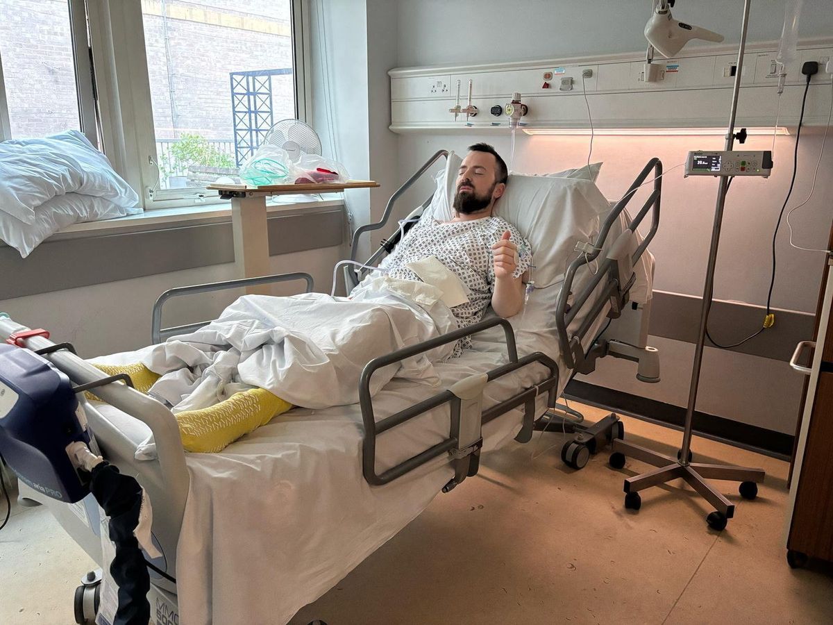 Sepsis nearly killed David, a commercial director