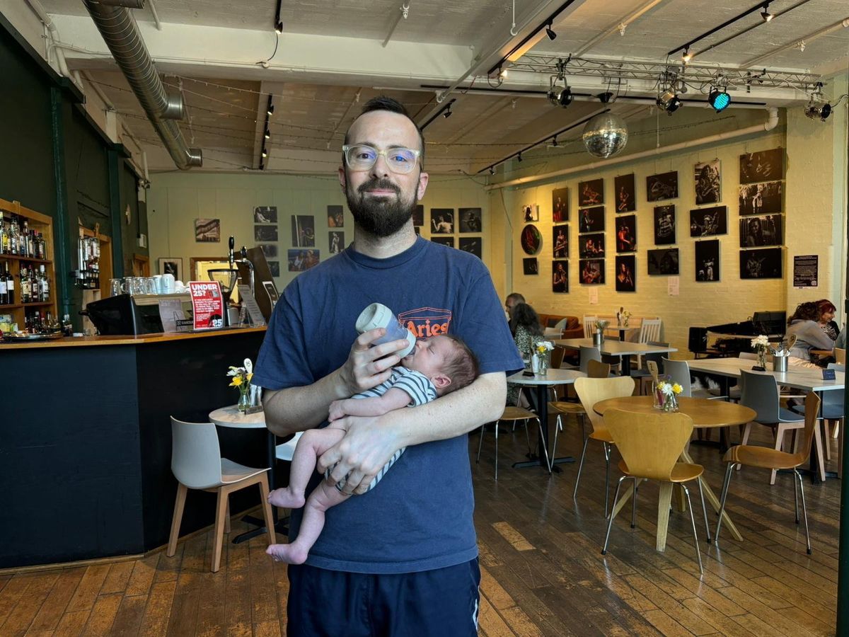 The father, who lives in north London, wants to raise money for the NHS