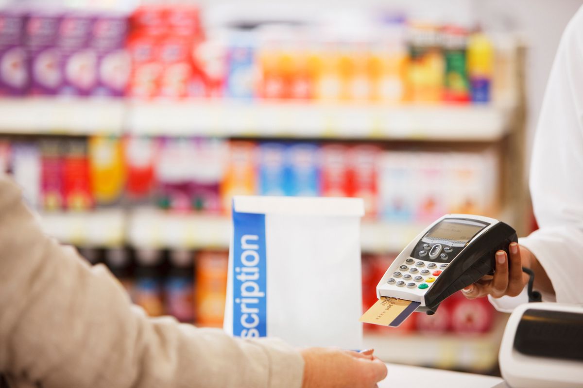 Person buying medication