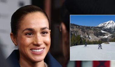 Meghan Markle shares adorable video of Prince Archie skiing down slope with dad Prince Harry