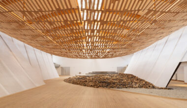 Kengo Kuma & Associates Present Site-Specific Installation “Earth | Tree” at Copenhagen Contemporary