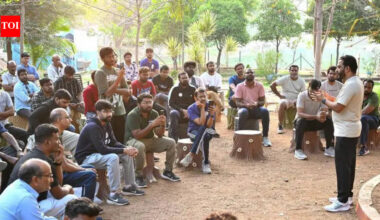 In this Hyderabad park, startup ideas go on a walk before take-off | Hyderabad News