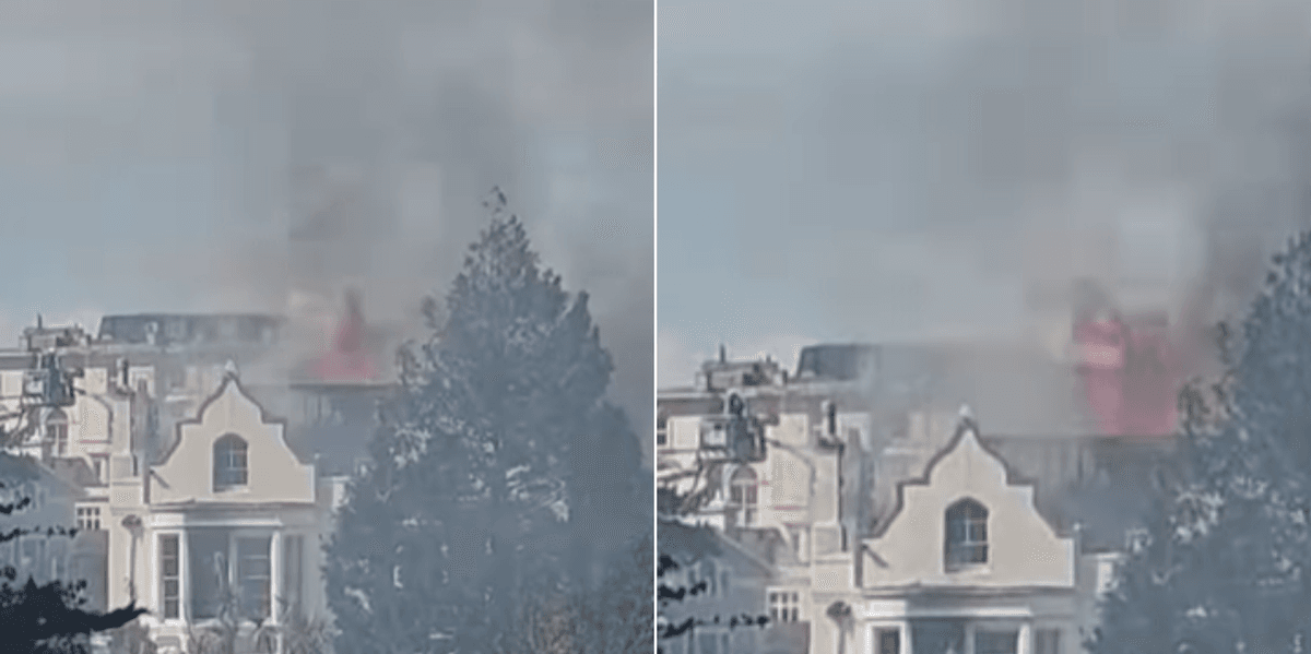 'Real-life Fawlty Towers' hotel is completely destroyed after being set on fire TWICE