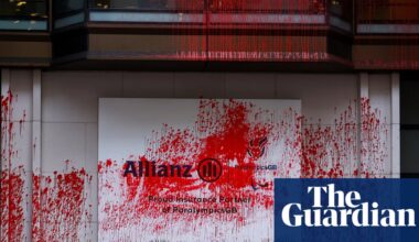 Allianz sues six people alleged to have been part of Palestine Action protests | UK news