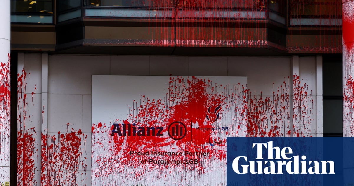 Allianz sues six people alleged to have been part of Palestine Action protests | UK news