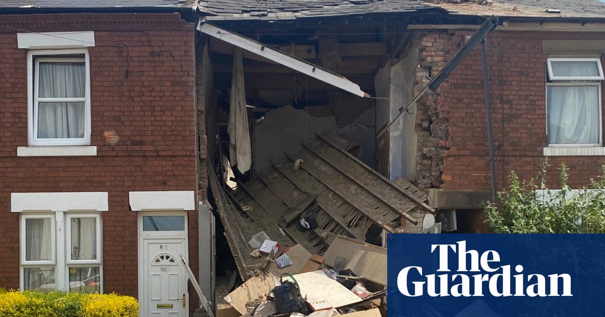 Man who caused gas blast that destroyed partner’s house jailed for 11 years | UK news