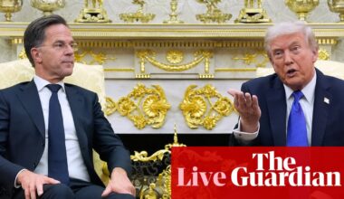 Nato ‘very disappointing’, says Trump, in fresh attack ahead of Rutte speech – as it happened | Europe