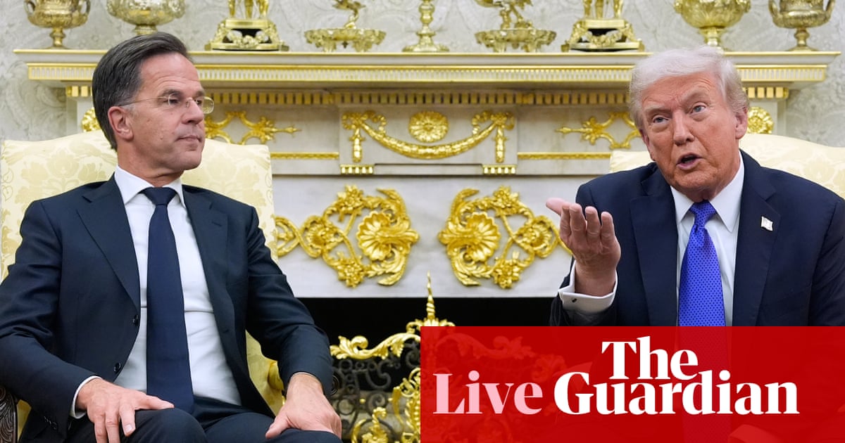 Nato ‘very disappointing’, says Trump, in fresh attack ahead of Rutte speech – as it happened | Europe