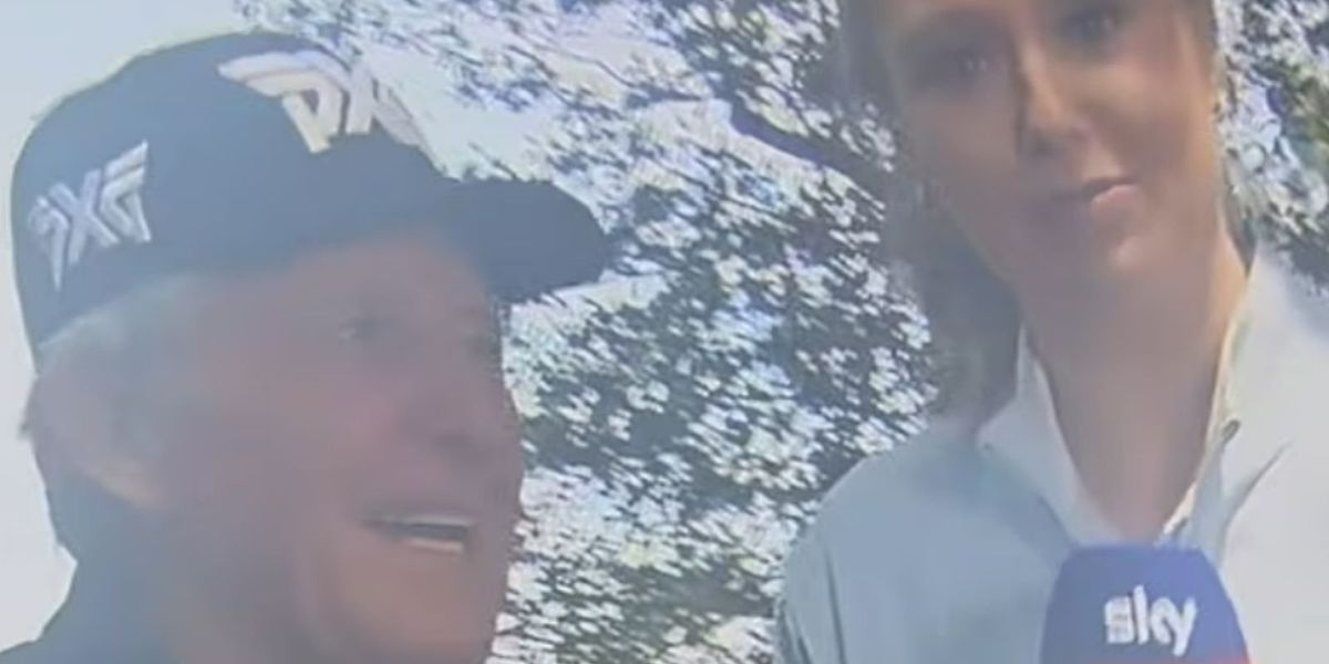 Golf legend, 90, sparks furious online backlash with comments to female presenter at Masters