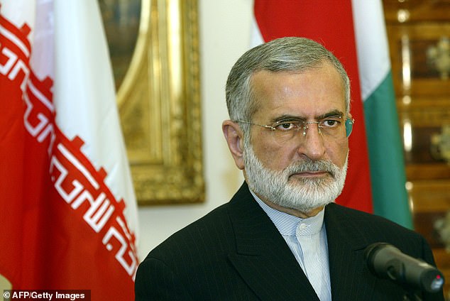 Iranian Foreign Minister Kamal Kharrazi listens gives a press conference 12 February 2005 with his Hungarian counterpart Ferenc Somogy at the Foreign Ministry in Budapest. Kharrazi is starting a two-day official visit to Hungary. AFP PHOTO ATTILA KISBENEDEK(Photo credit should read ATTILA KISBENEDEK/AFP/Getty Images)ATT05