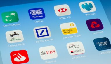 Mobile banking apps interface with charts and notifications on a smartphone, highlighting digital financial management trends