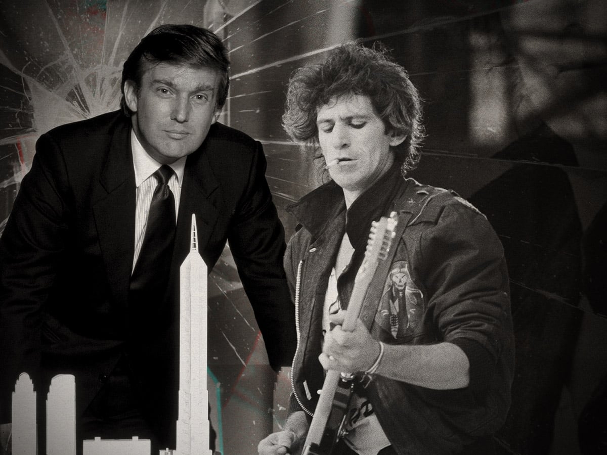 The Rolling Stones, Donald Trump and a backstage standoff