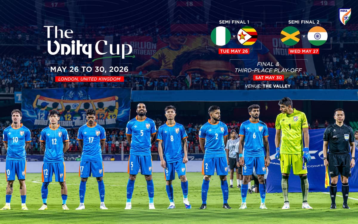 India returns to United Kingdom after 24 years for Unity Cup 2026 in London