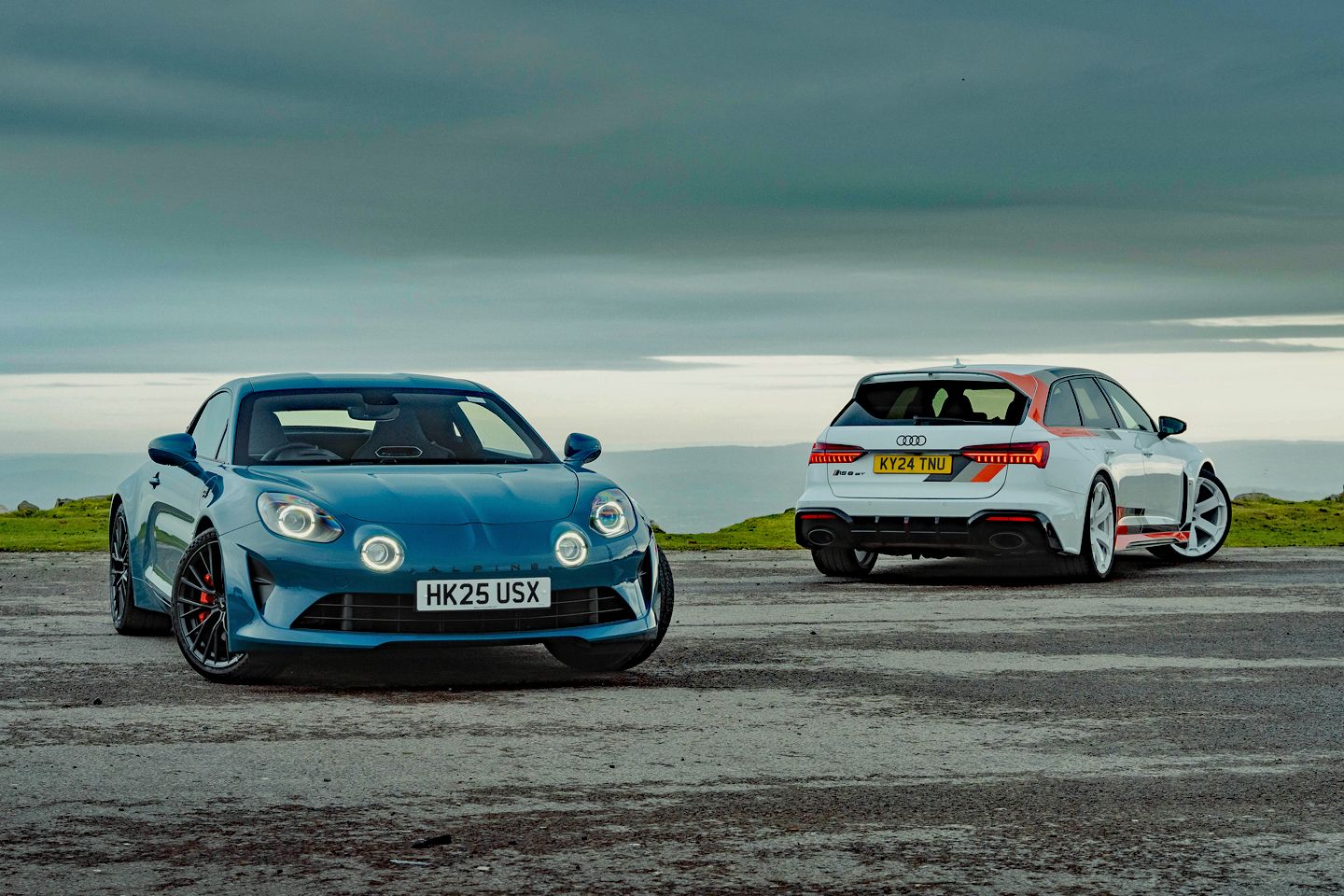 Audi RS6 GT and A110 GTS - the perfect couple?