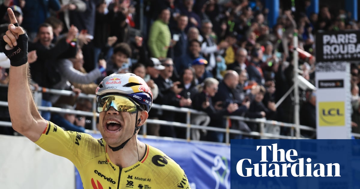 Wout van Aert outduels Tadej Pogacar to win his first Paris-Roubaix title | Spring Classics