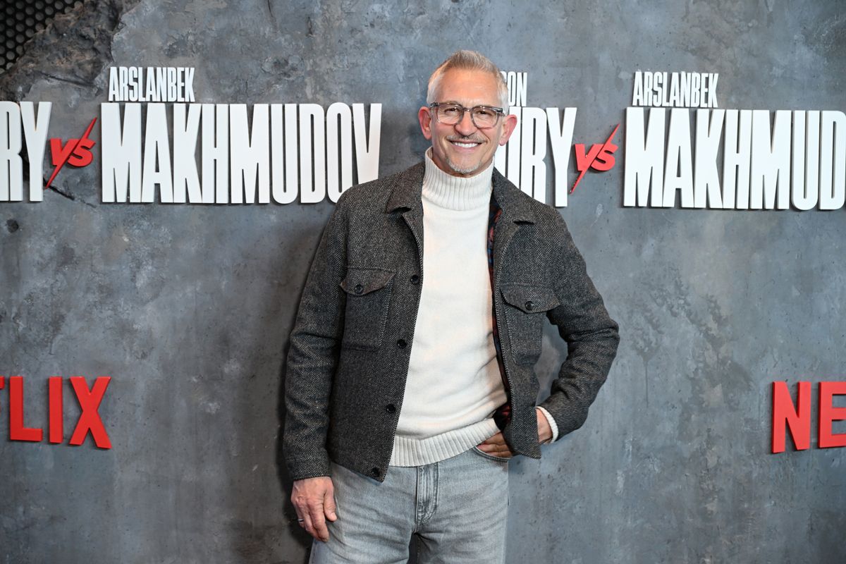 Gary Lineker attended the Tyson Fury match