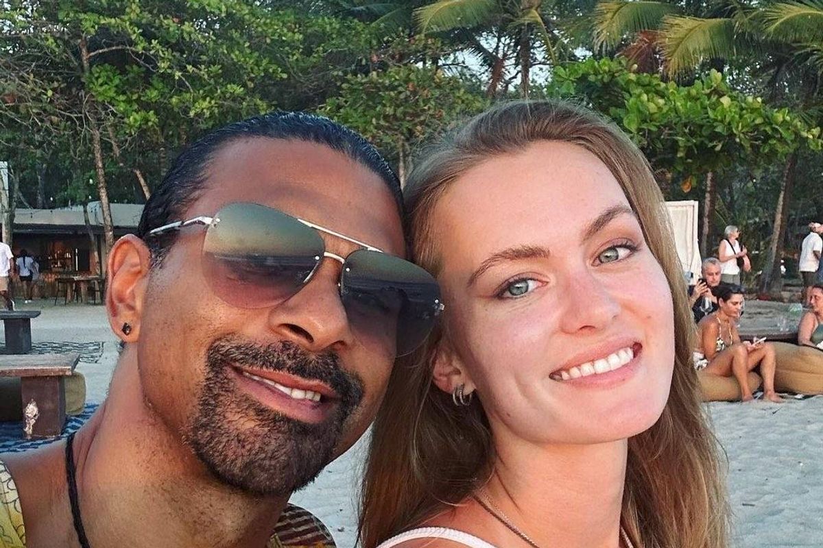 David Haye and his girlfriend Sian