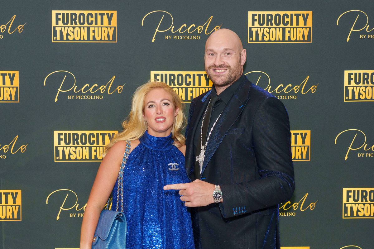 Tyson Fury and his wife Paris
