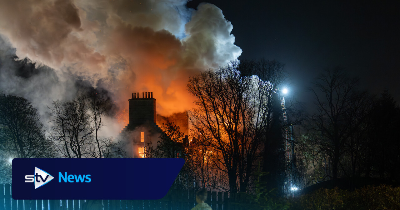 Around 50 firefighters tackle blaze at Aberdeen hospital site overnight