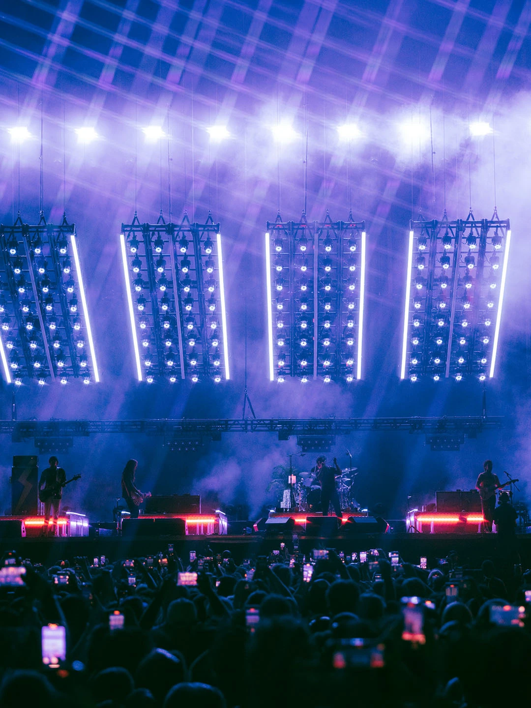 The Strokes performing live