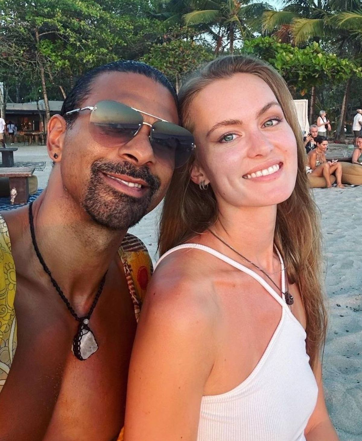 David Haye and girlfriend Sian Osborne