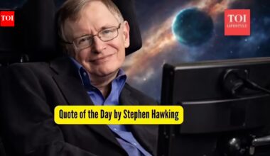 Stephen Hawking Quote: Quote of the Day by Stephen Hawking, “We are just an advanced breed of monkeys on a minor planet of a very average star. But we can understand the Universe. That makes us something very special ”