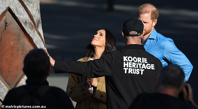 16 APRIL 2026 MELBOURNE AUWWW.MATRIXPICTURES.COM.AUNON EXCLUSIVE PICTURESThe Duke and Duchess of Sussex pictured on the Scar Tree Walk from Federation Square to Yarra Park. NOTE: The caption above is the photographer's impression only and may or may not be factual. It is the responsibility of the end user, publisher or licensee to verify the data before publication. All editorial images subject to the following: For editorial use only. Additional clearance required for commercial, wireless, internet or promotional use.Images may not be altered or modified. Matrix Media Group makes no representations or warranties regarding names, trademarks or logos appearing in the images.DISCLAIMER: To the maximum extent permitted by law, we make no representations or warranties about our Content, including (without limitation) that:They are complete, accurate, reliable, up-to-date and suitable for any particular purpose.RIGHTS MANAGED - EDITORIAL USE ONLY - STRICT ENFORCEMENT© MATRIX MEDIA GROUP 20