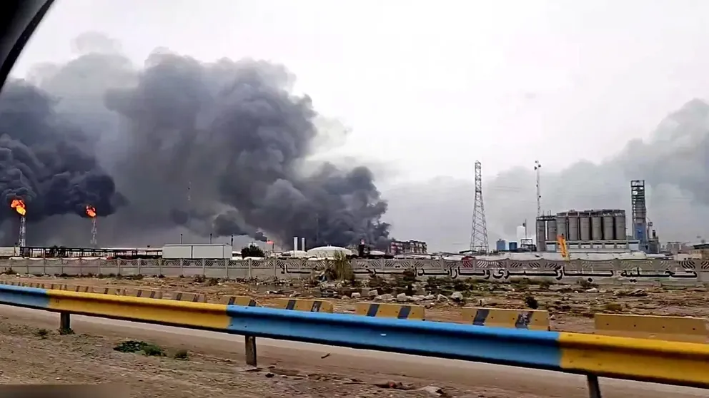 Explosion at Iran's Mahshahr petrochemical complex during US-Israeli strikes