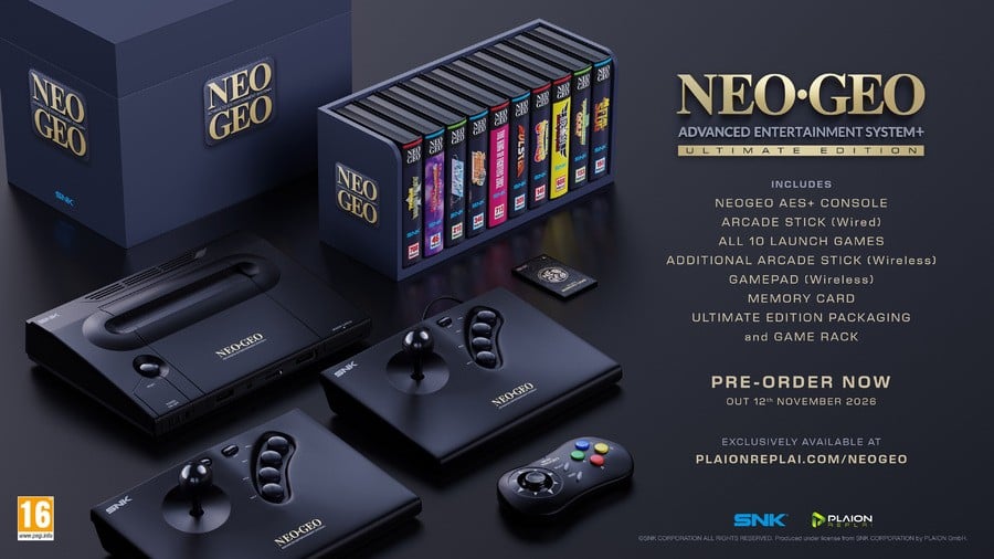 "No Emulation, No Compromise, No Comparison" - The Neo Geo+ AES Looks Like A 1:1 Replica Of SNK's Classic Console That Costs Far Less 10