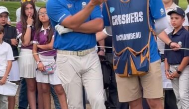 Bryson DeChambeau suffered a meltdown over the lie of his ball during LIV Golf Mexico