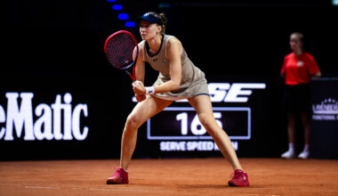 Rybakina saves two match points, beats Fernandez to make Stuttgart semis - WTA Tennis
