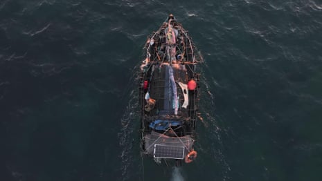 Crossing Bass Strait in a boat made entirely of rubbish – video