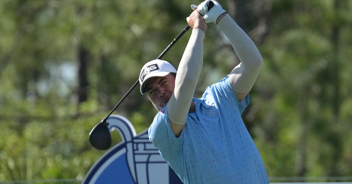 Keith Horne never played a regular major, has one shot lead in Senior PGA Championship