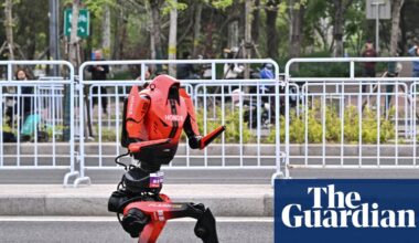 Humanoid robots show rapid advances as they race past humans in Beijing half-marathon | Marathon