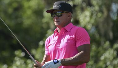 Brian Gay, Scott Hend share lead at Senior PGA Championship