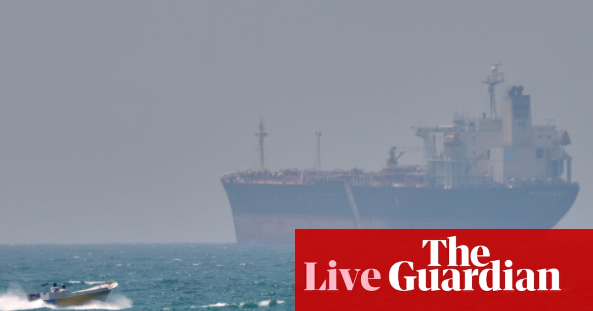 European stock markets fall and oil and gas prices jump as strait of Hormuz ‘chaos’ worries investors – business live | Business