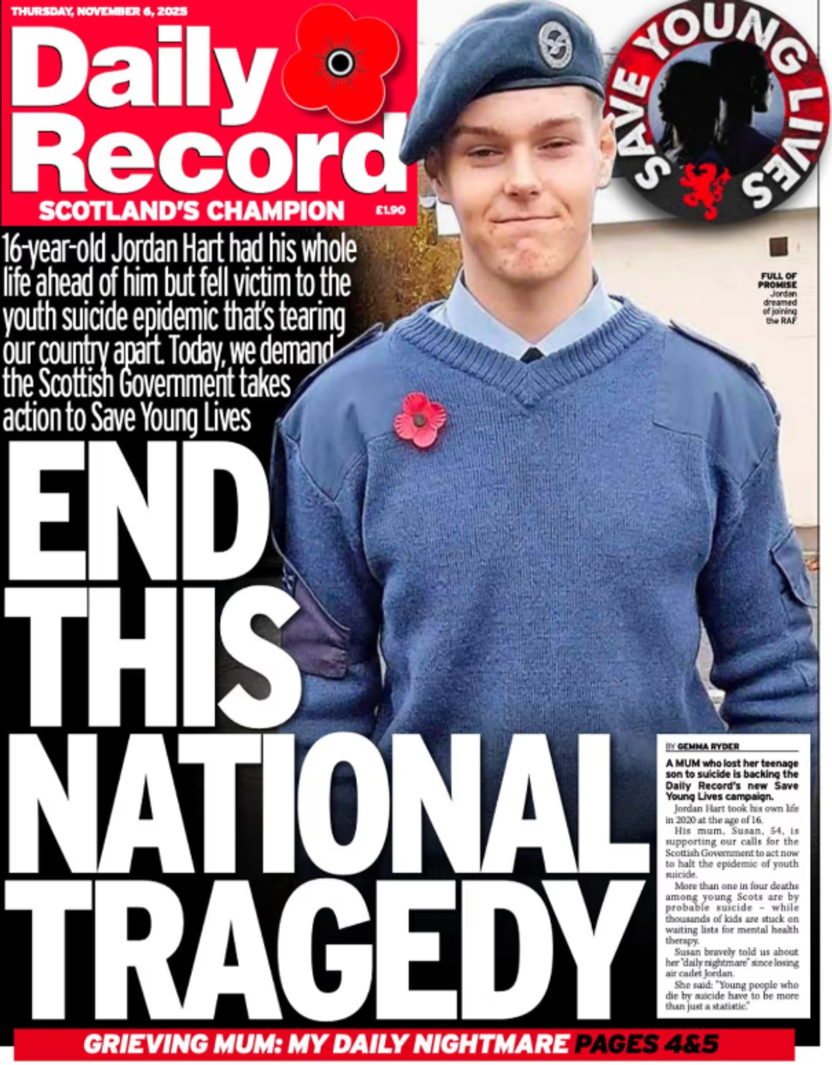 The Record's Save Young Lives campaign