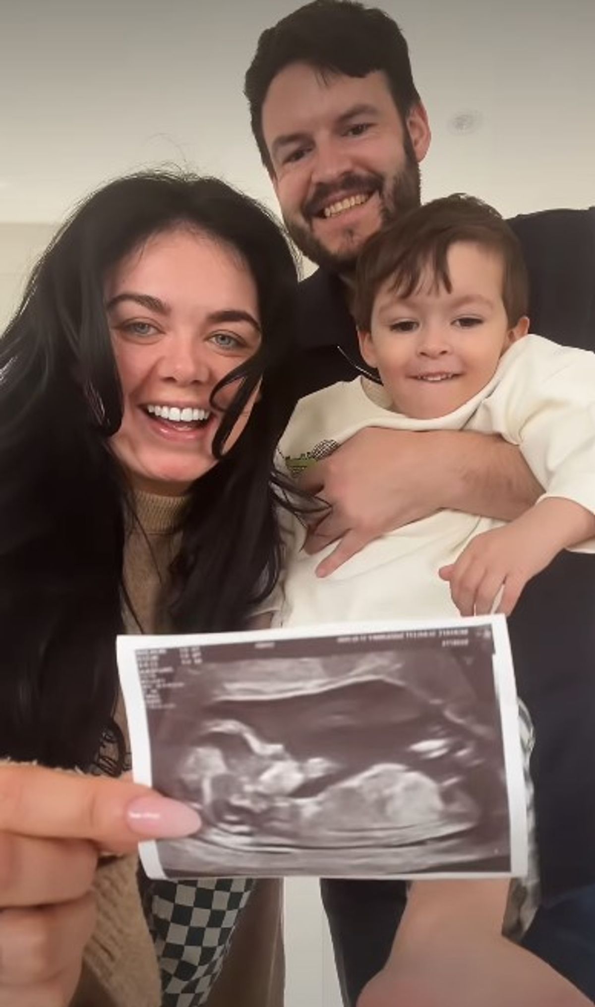 The family made the exciting announcement today