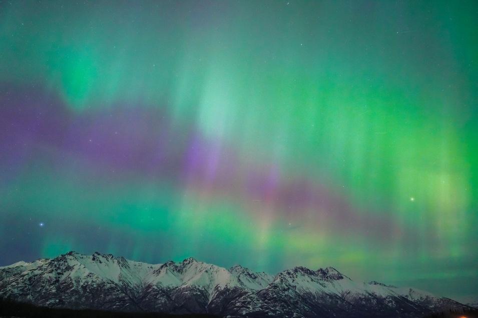 Northern Lights illuminate Alaska skies