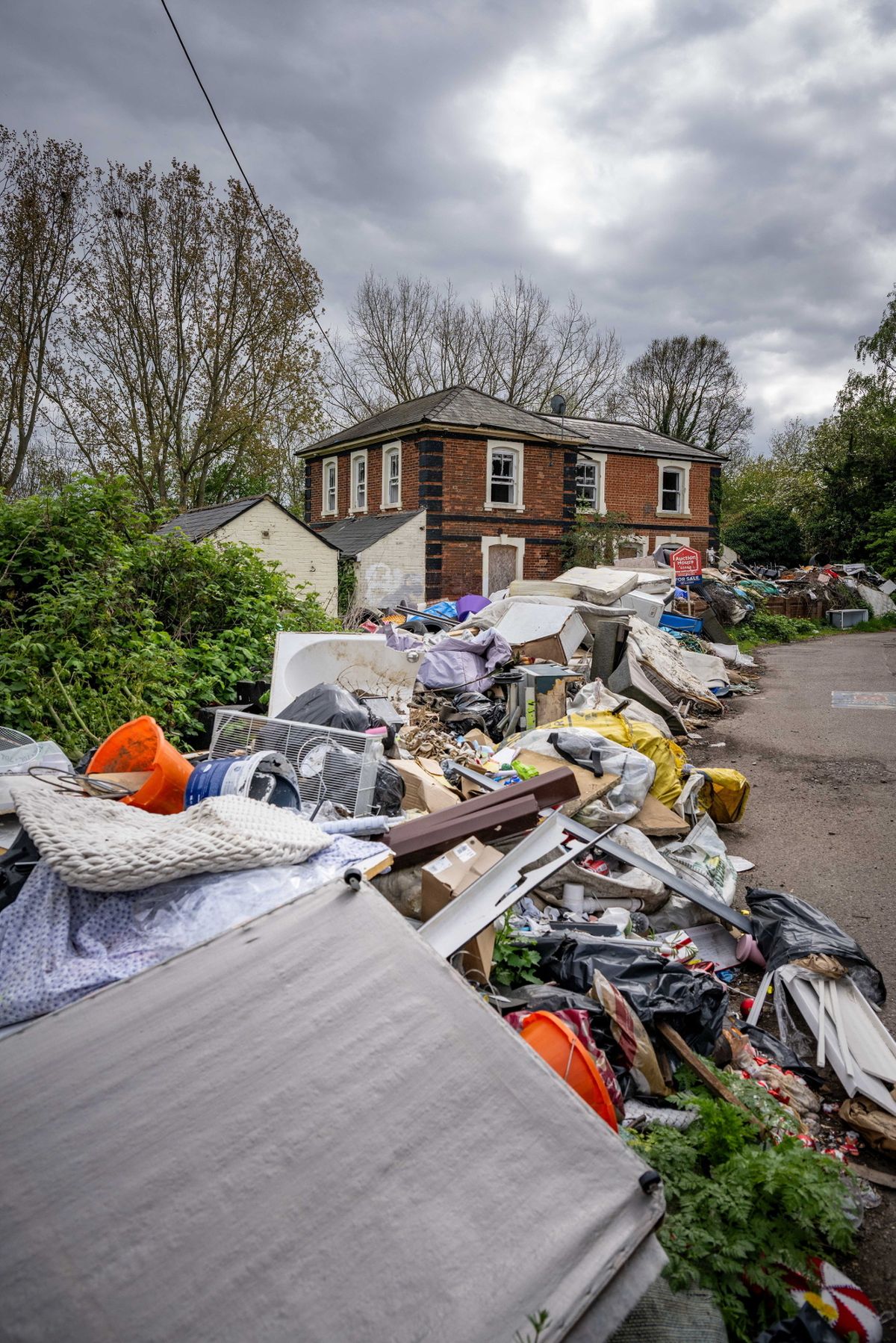 It has become an unofficial rubbish dump