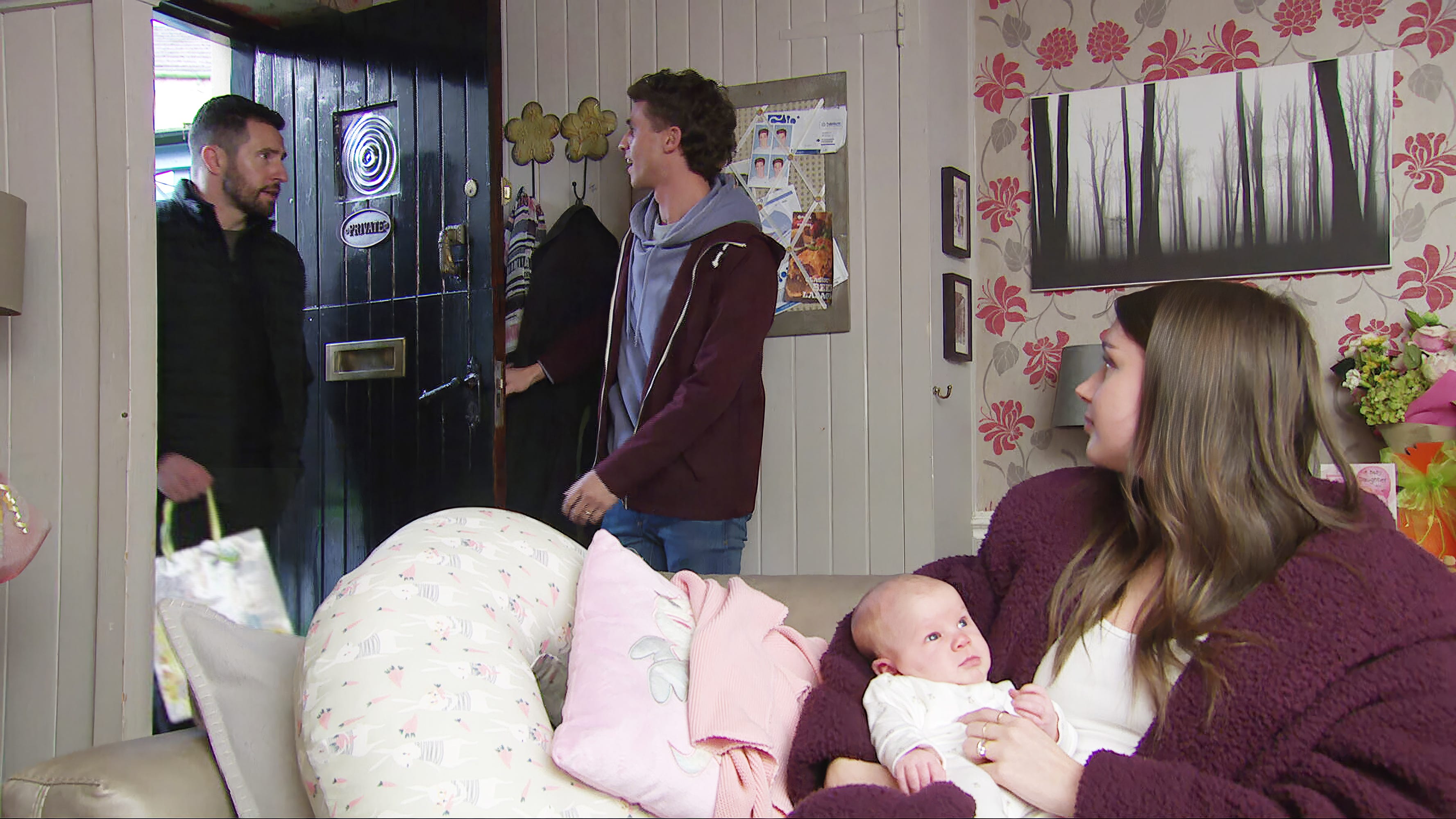 ross barton, jacob gallagher, sarah sugden, emmerdale