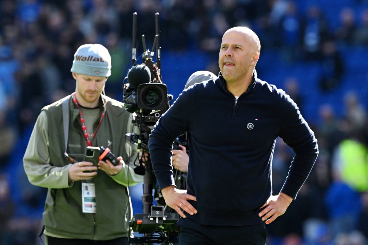 Arne Slot saw his side defeat Everton