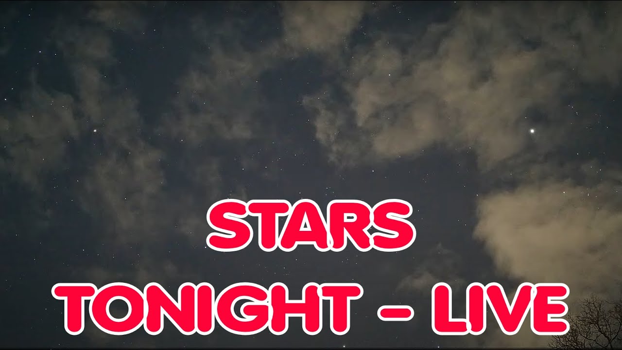 LIVE, Stars, Meteors, Aurora, from Dark Sky Maine - Chill Relax Star-watching Music CAM 1 - YouTube