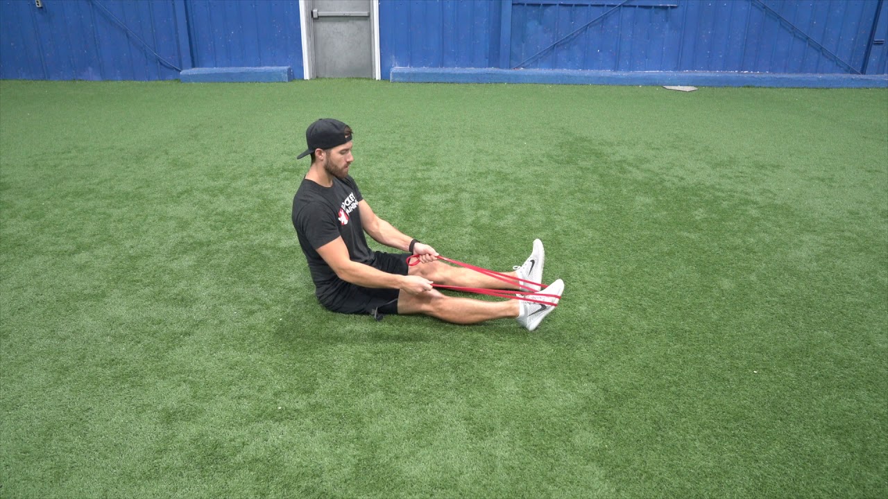 Banded Plantar Flexion - YouTube