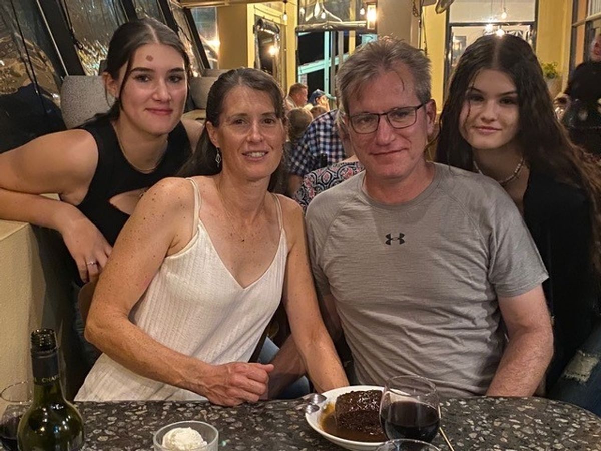 James with family