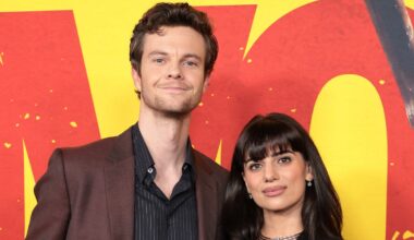The Boys co-stars Jack Quaid and Claudia Doumit marry in tiny Australian farming town with Kevin Costner and Tom Hanks among guests
