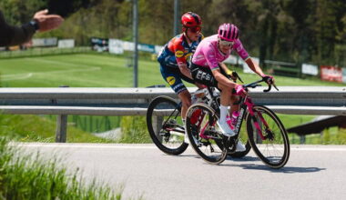 Darren Rafferty brushes off team mate attacking in pursuit of him at Tour of Alps