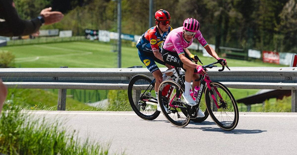 Darren Rafferty brushes off team mate attacking in pursuit of him at Tour of Alps